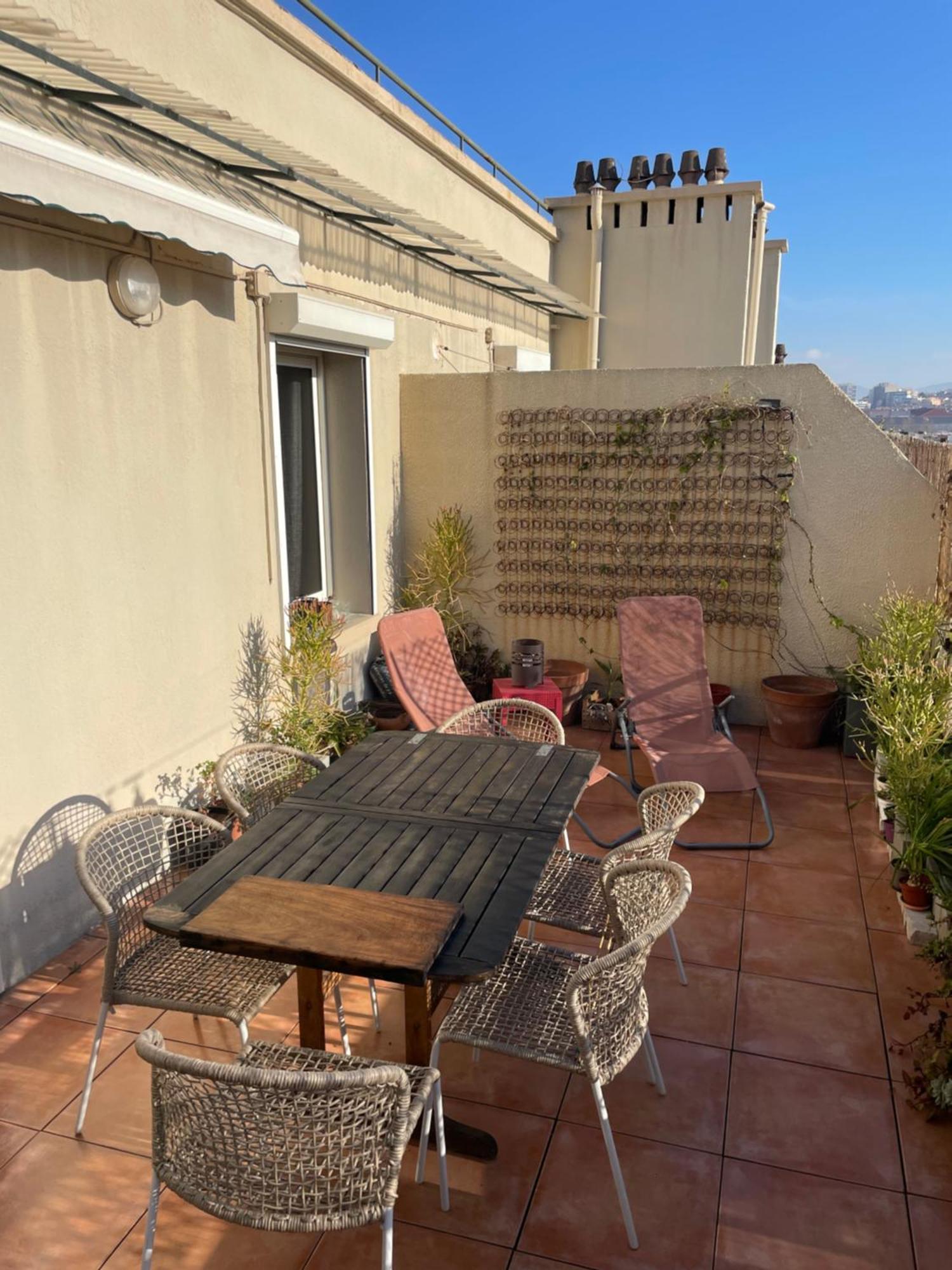 4 Personnes Appart 60 M2 Terrasse 35M2 Sejour Sud 2 Vraies Chambres Gare Saint-Charles Universite 马赛 外观 照片