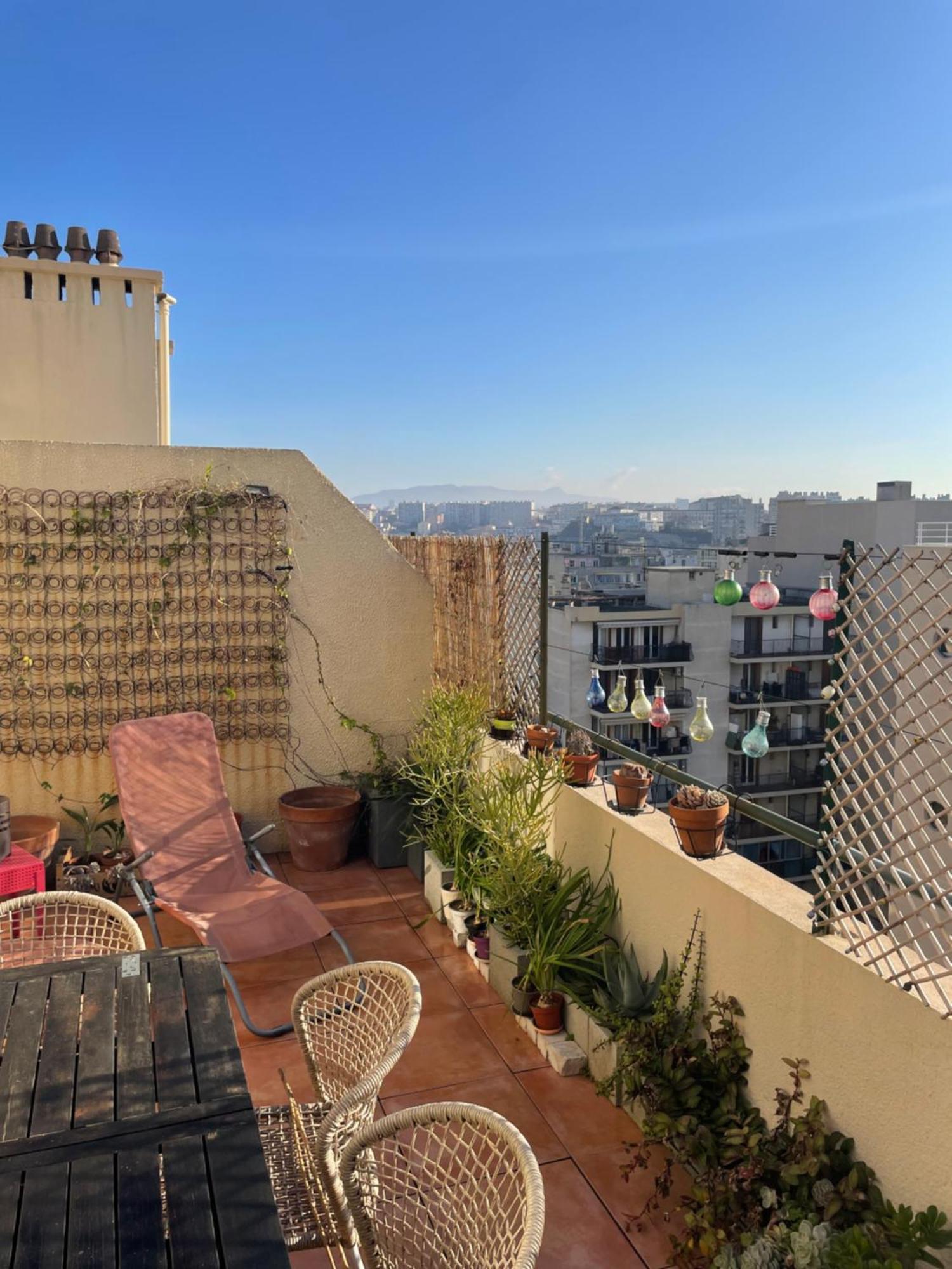 4 Personnes Appart 60 M2 Terrasse 35M2 Sejour Sud 2 Vraies Chambres Gare Saint-Charles Universite 马赛 外观 照片